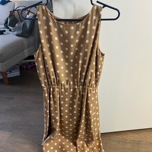 J. Crew vintage Polka Dot Sleeveless Dress